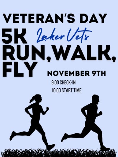 Veteran's Day Run, Walk, Fly 5K